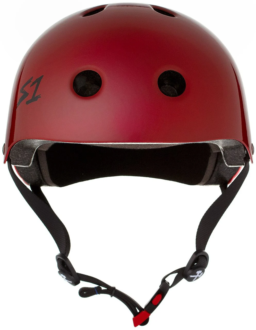 S1 Mini Lifer Helmet - Blood Red Gloss - Image 3