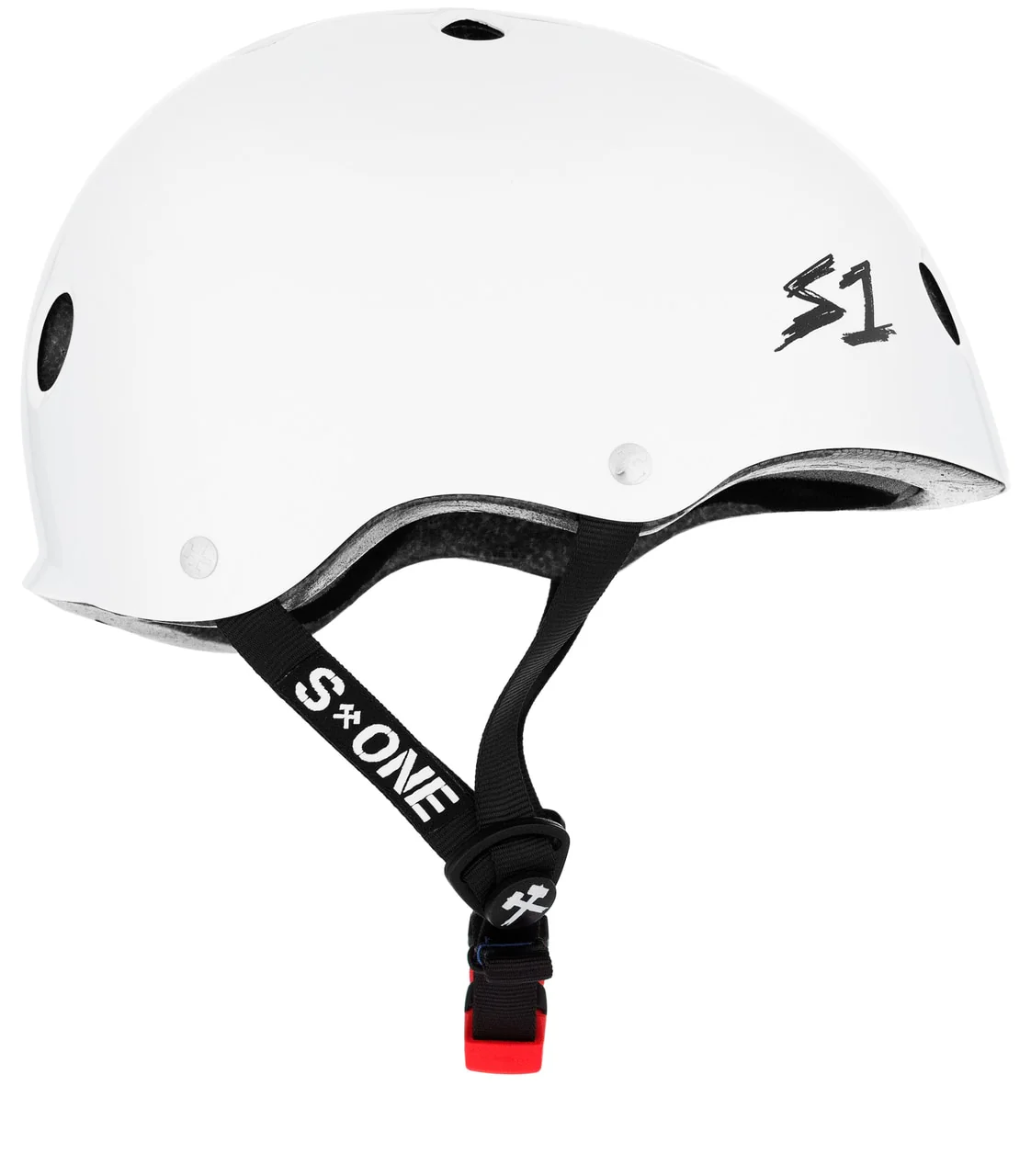 S1 Mini Lifer Helmet - White Gloss - Image 2