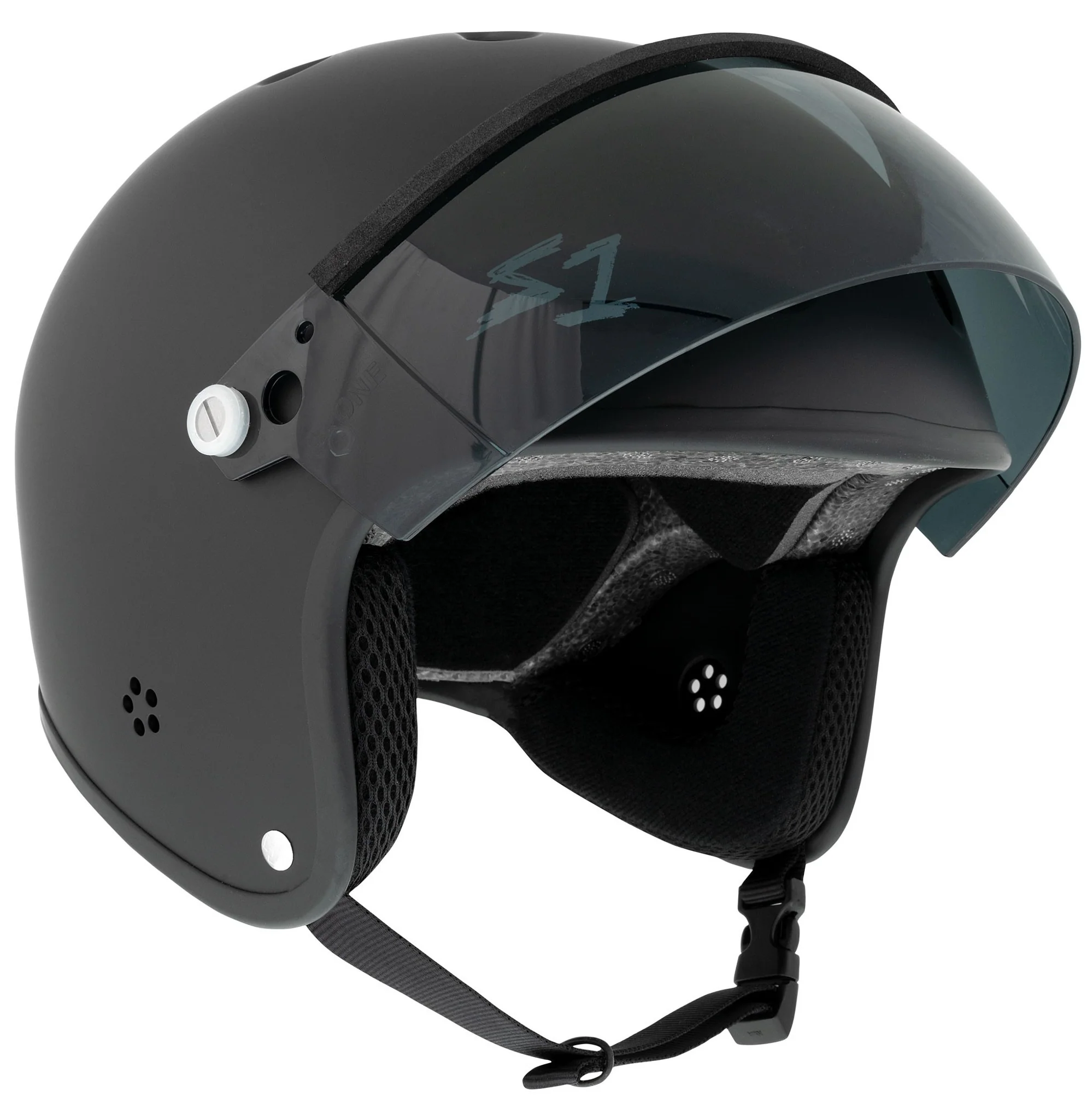 S1 Retro Lifer E-Helmet - Black Gloss Glitter - Image 7