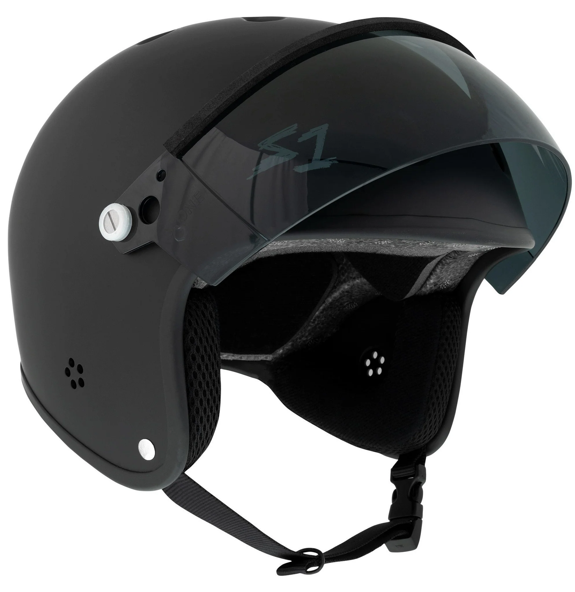S1 Retro Lifer E-Helmet - Black Matte - Image 4