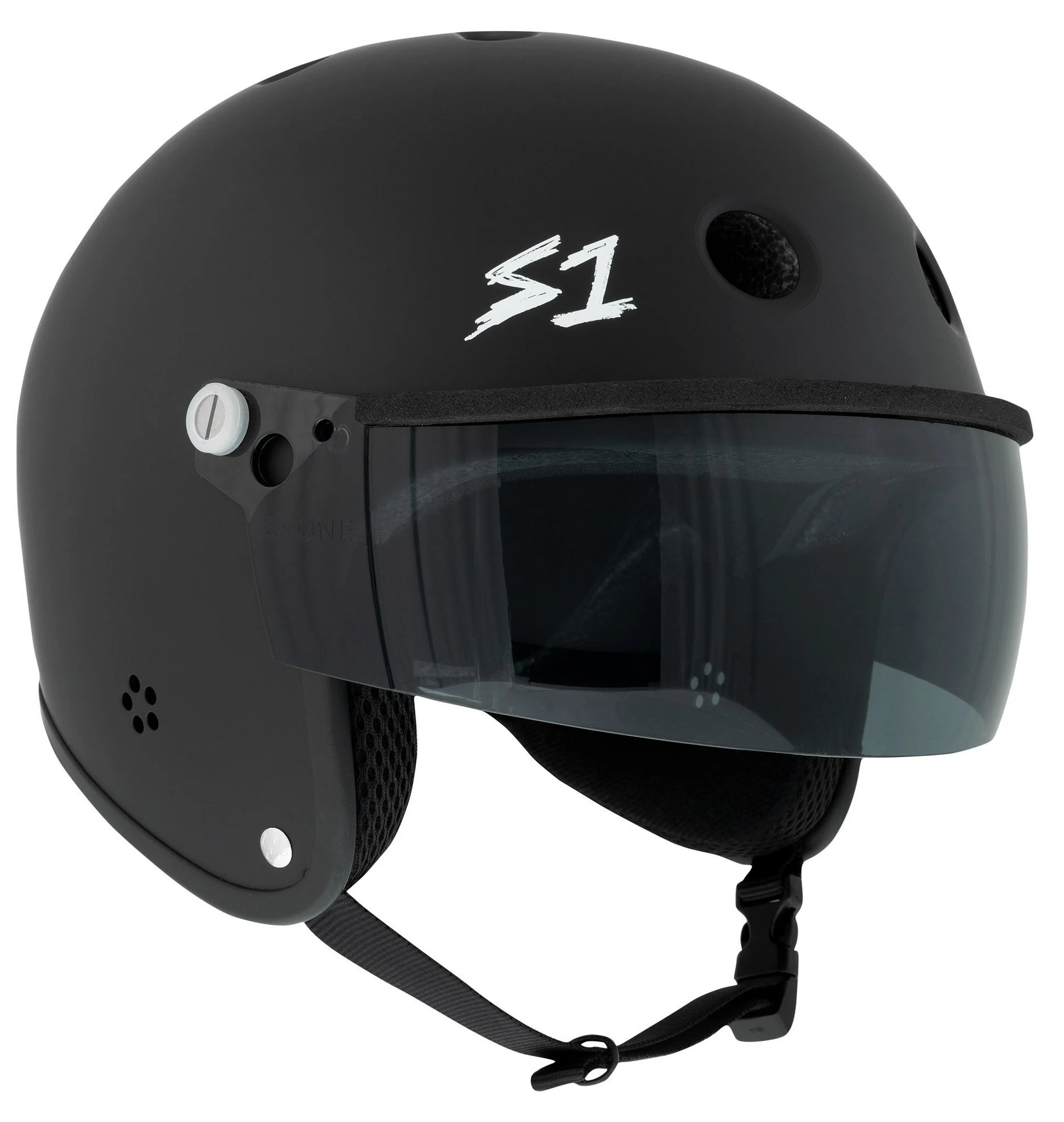 S1 Retro Lifer E-Helmet - Black Matte - Image 5