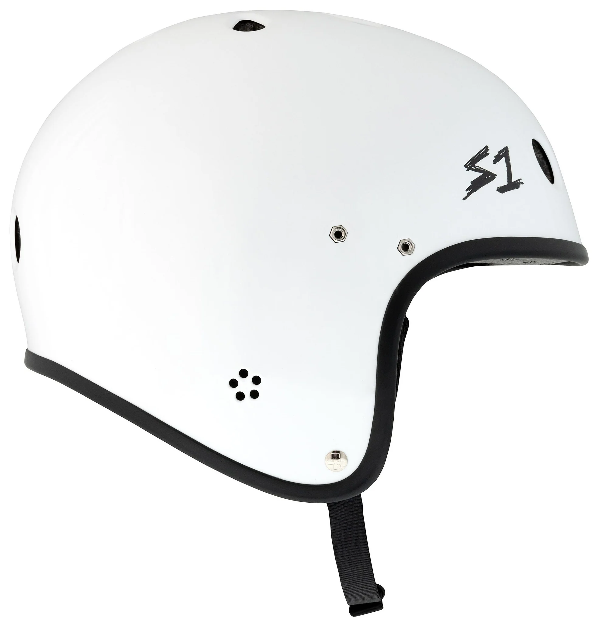 S1 Retro Lifer E-Helmet - White Gloss - Image 2