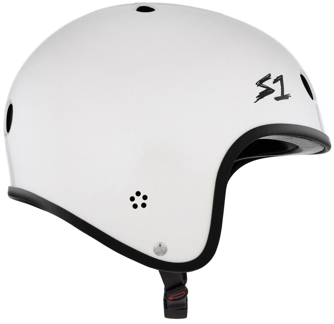 S1 Retro Lifer Helmet - White Gloss - Image 2