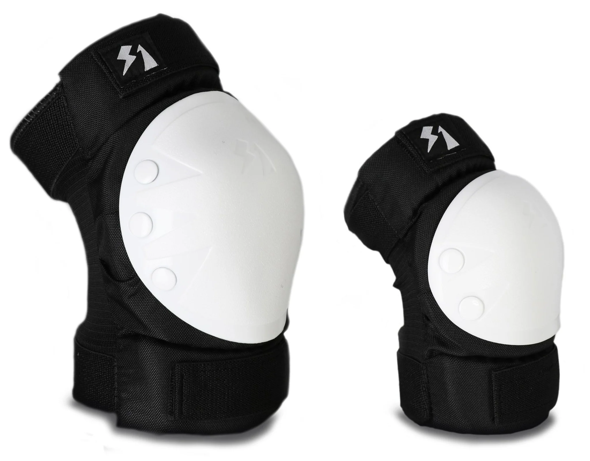 S1 Shred Knee and Elbow Pad Sets (Ages 3-7) - Black - Image 2