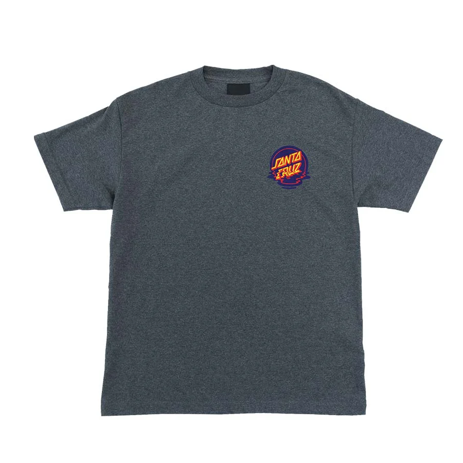 Santa Cruz Dot Reflection Short Sleeve Mens T-Shirt - Black - Image 2