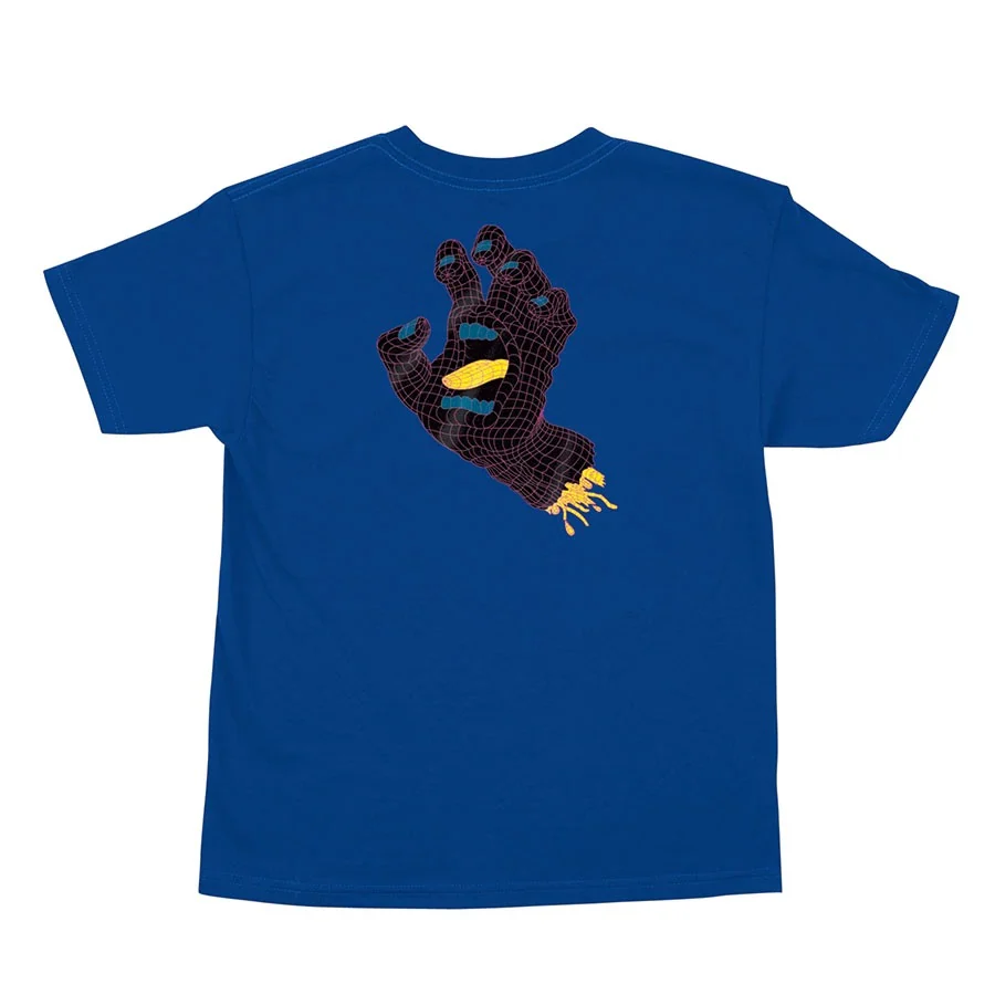 Santa Cruz Framework Hand Short Sleeve Youth T-Shirt - Royal Blue - Image 2