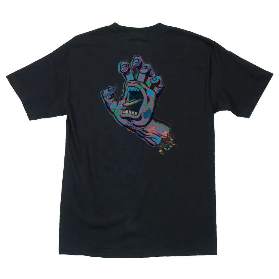 Santa Cruz Growth Hand Short Sleeve Mens T-Shirt - Black - Image 2