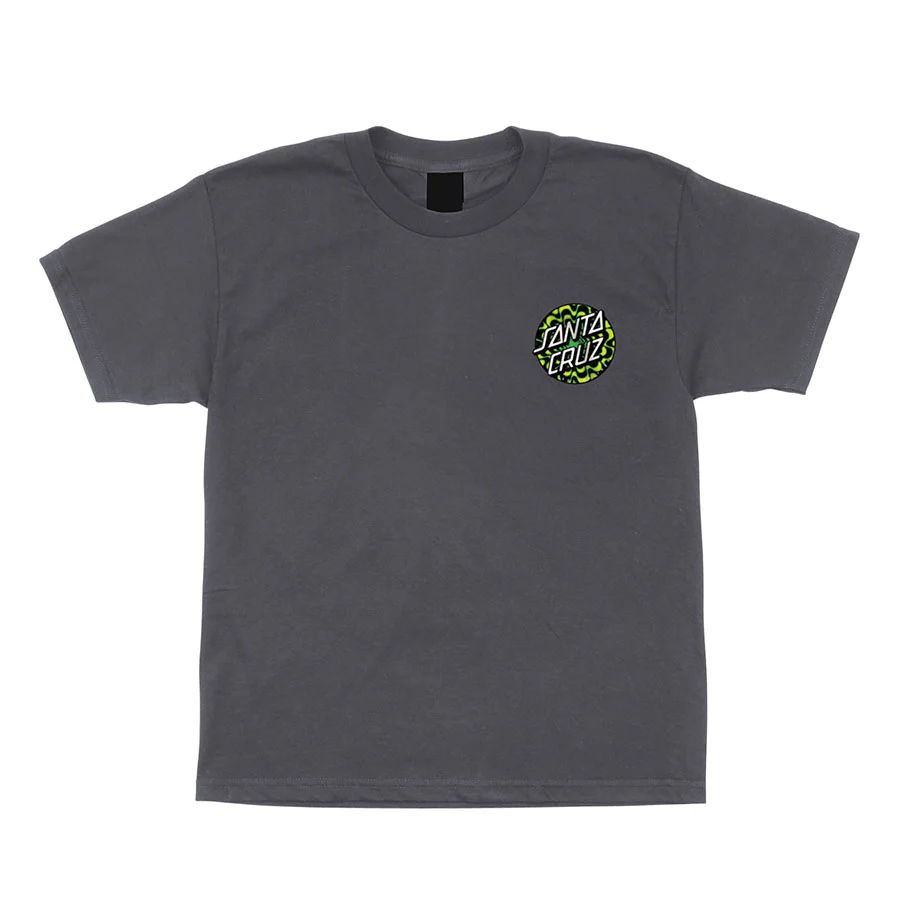 Santa Cruz Kaleidot Short Sleeve Youth T-Shirt - Charcoal - Image 2