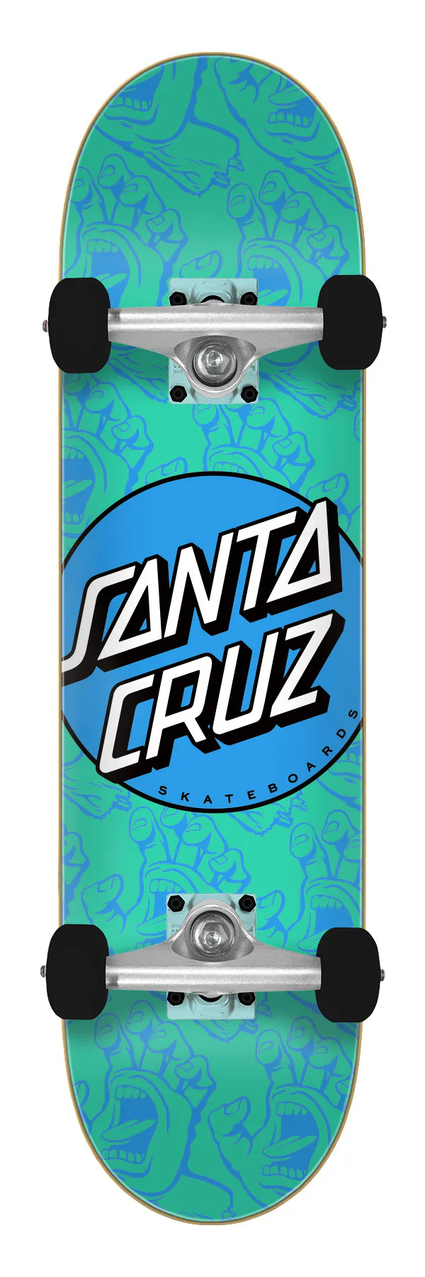 Santa Cruz Mini Other Dot Hands Skateboard Complete - 7.75″