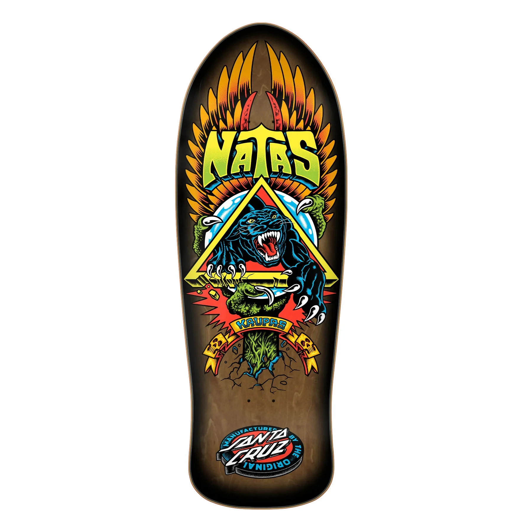 Santa Cruz Natas SC Panther Reissue Skateboard Deck - 10.538″