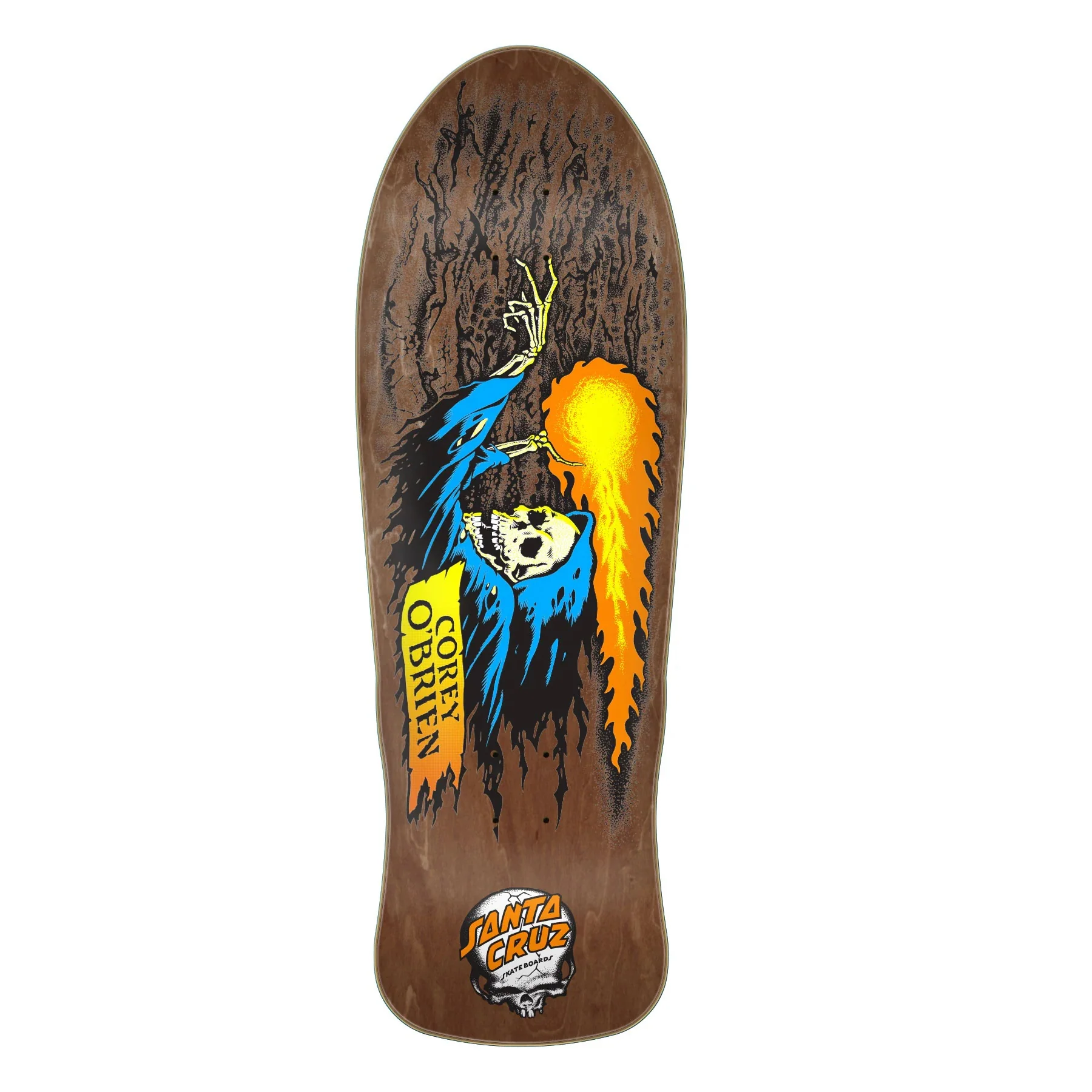 Santa Cruz O'Brien Reaper Reissue Skateboard Deck - 9.84″