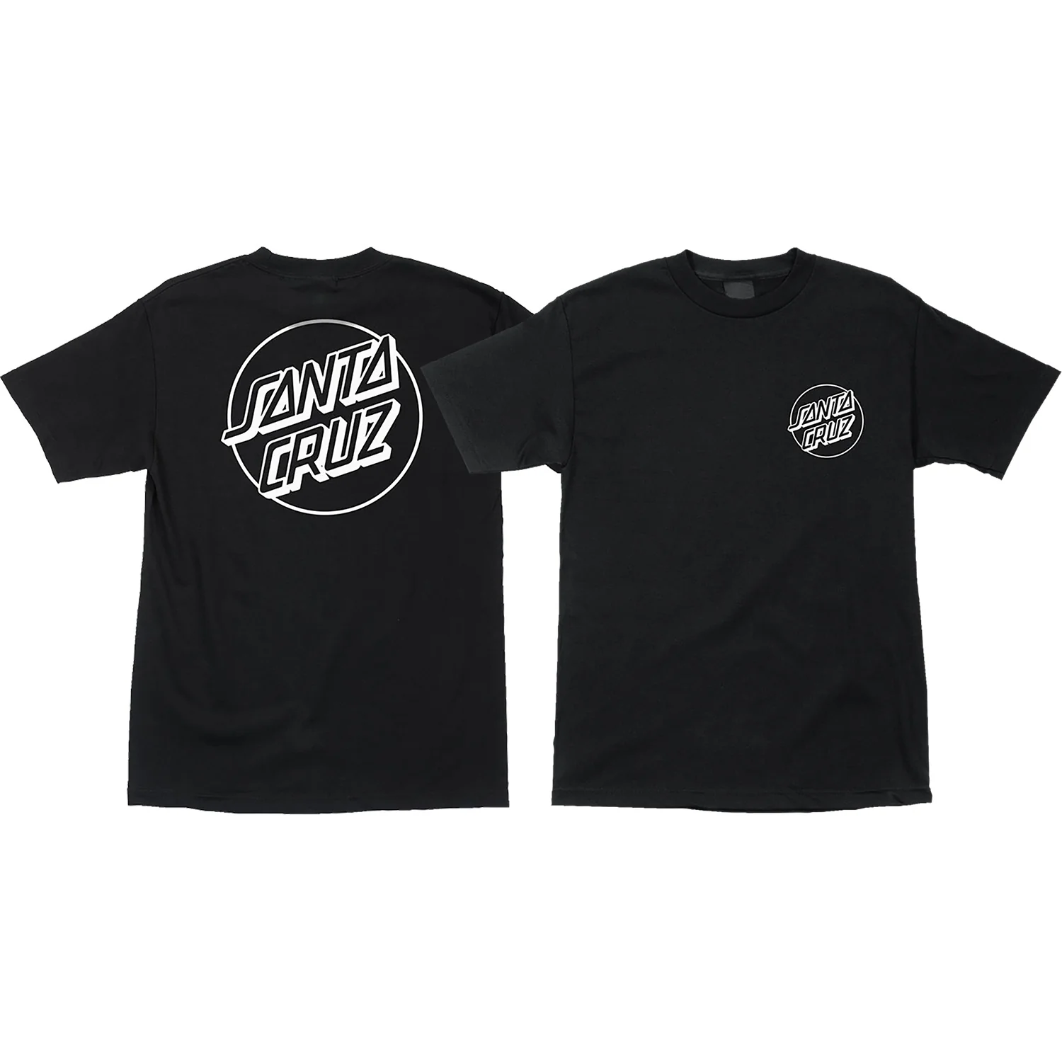 Santa Cruz Octopus Dot T-Shirt Medium - Black/White