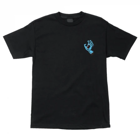 Santa Cruz Screaming Hand Short Sleeve Mens T-Shirt - Black - Image 2