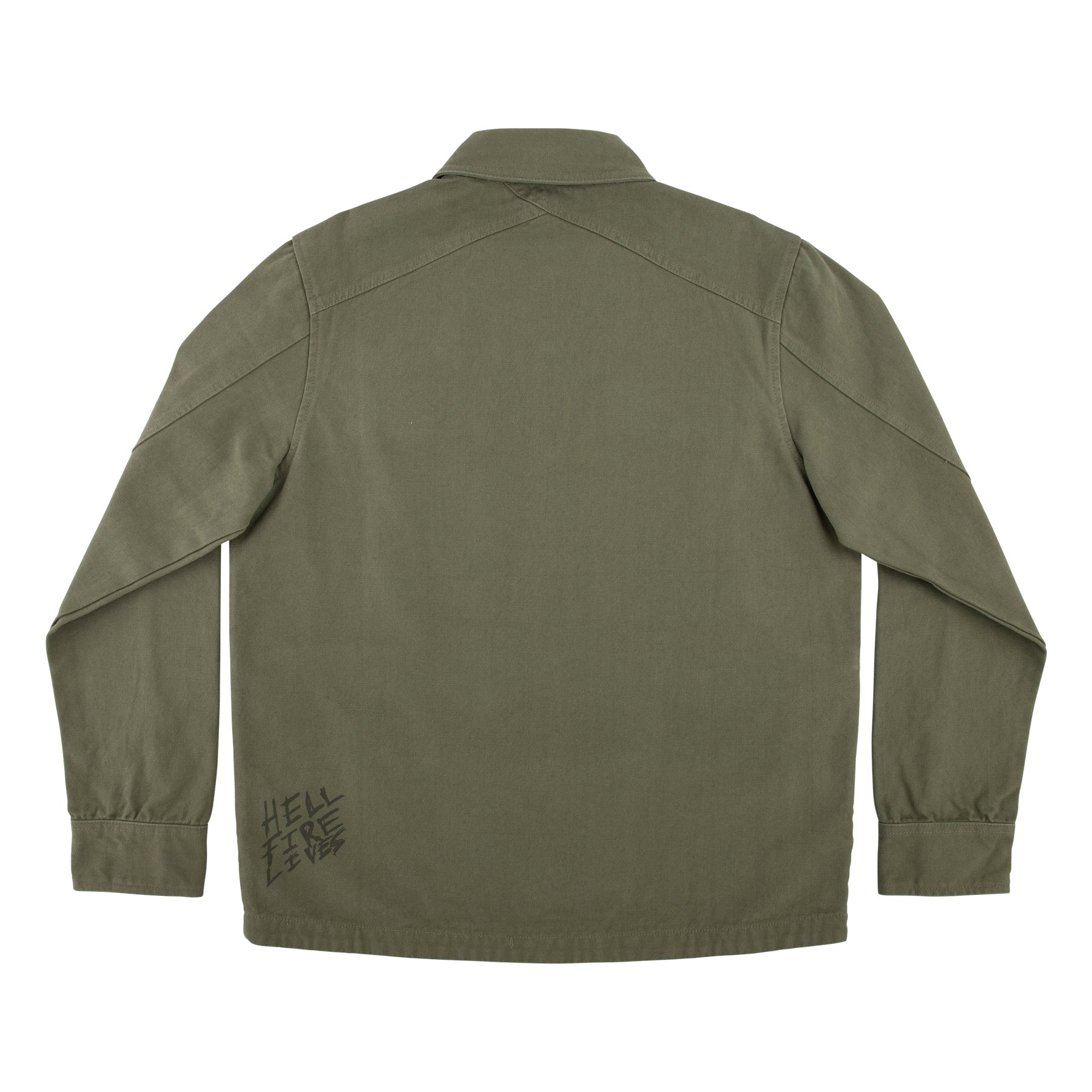 Santa Cruz x Stranger Things Crawl Military Jacket - Army - Image 3