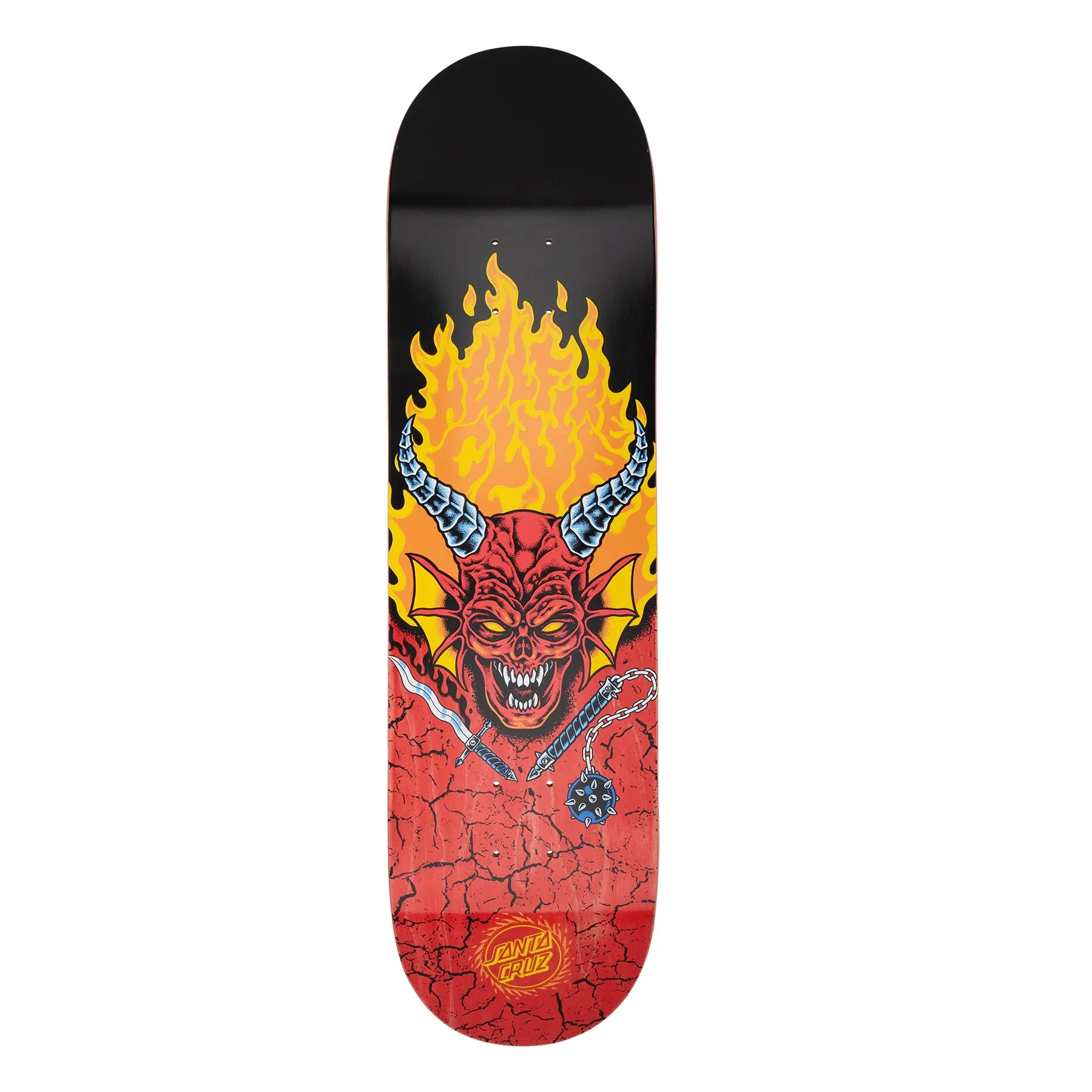 Santa Cruz x Stranger Things Hellfire Club Skateboard Deck - 8.25″ - Image 2