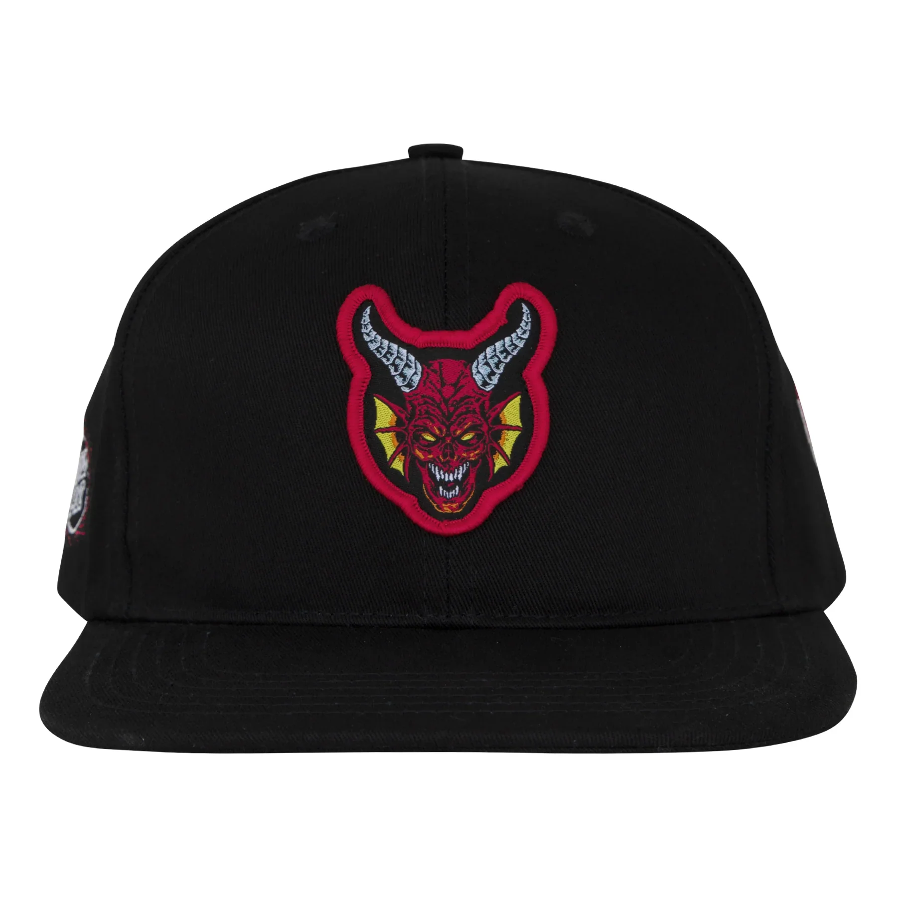 Santa Cruz x Stranger Things Hellfire Club Snapback Hat - Black - Image 2