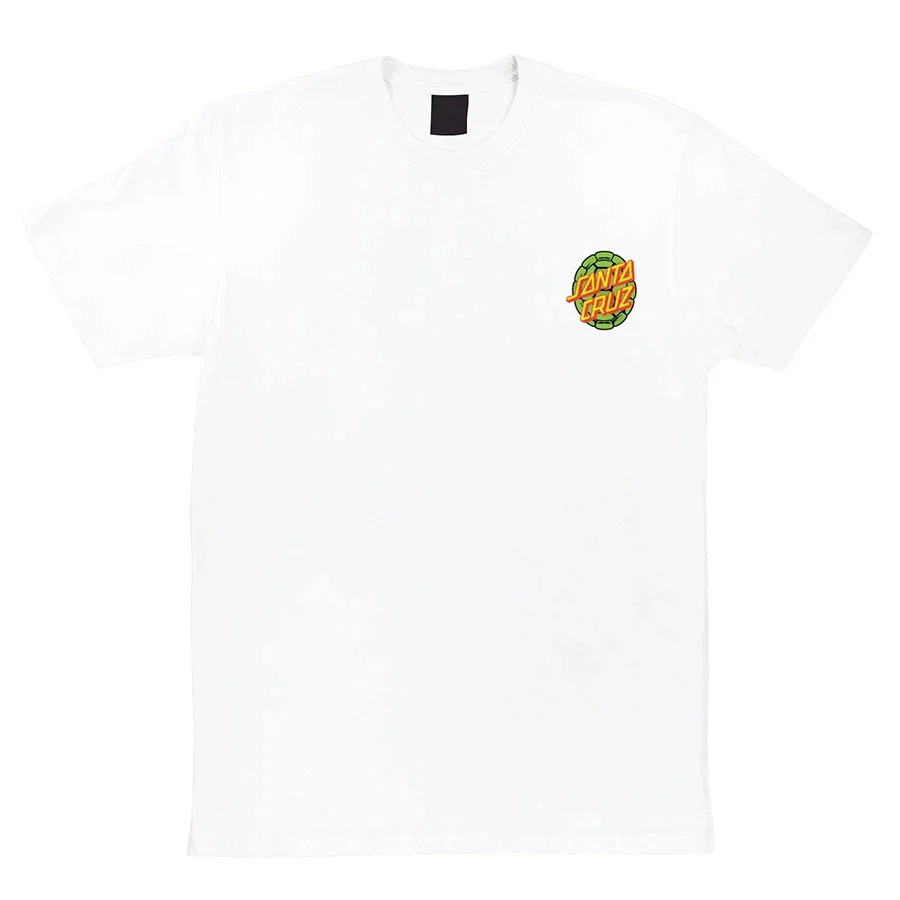 Santa Cruz TMNT Turtle Power Short Sleeve Men's T-Shirt - White - Image 2
