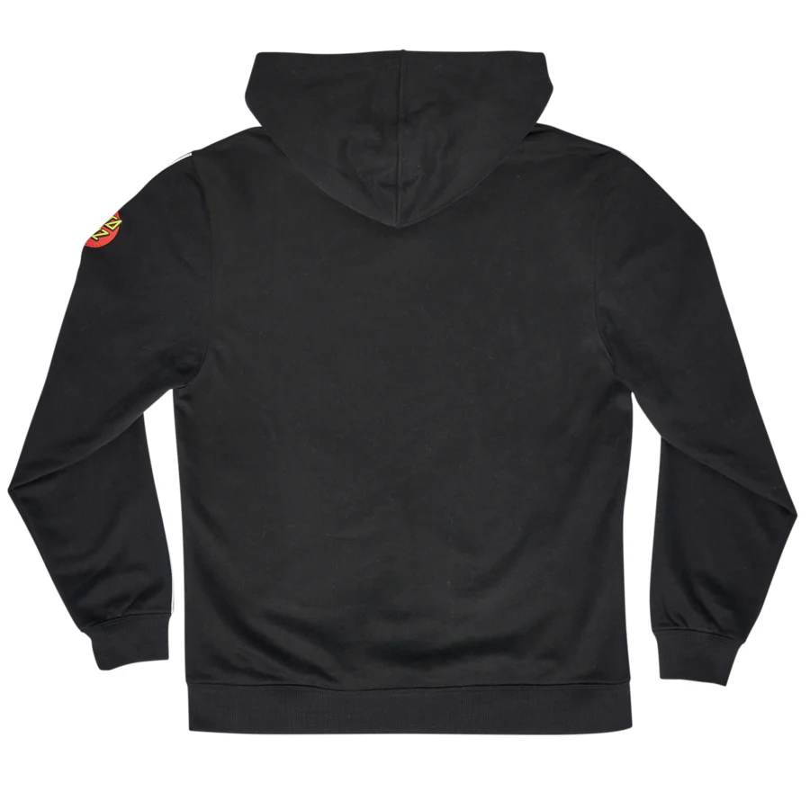 Santa Cruz Vertical Dot Pullover Hooded Mens Sweatshirt - Black - Image 2