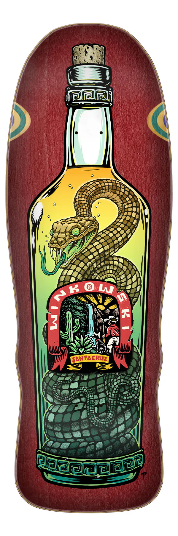 Santa Cruz Winkowski Agave Snake Shaped Deck - 10.35"