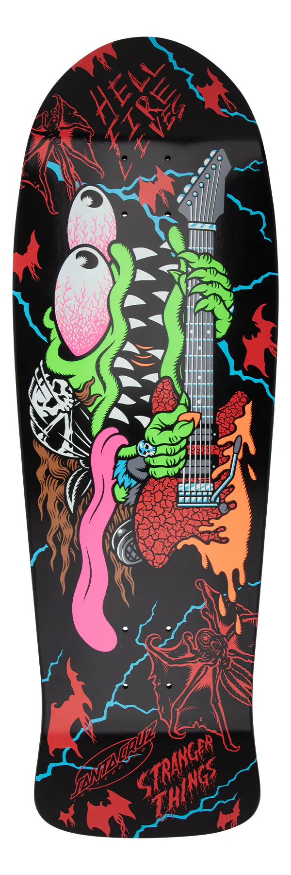 Santa Cruz x Stranger Things Signed Meek Eddie Slasher Skateboard Deck - 10.1″ - Image 3