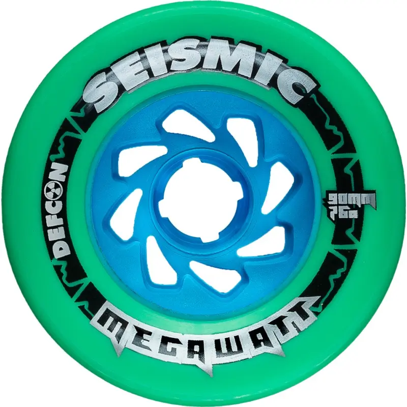 Seismic Megawatt Defcon Wheels 90x58mm 76a - Mint (Set of 4)