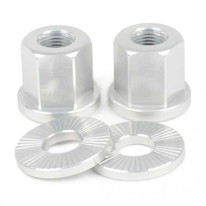 Shadow Conspiracy Featherweight Alloy Axle Nuts 3/8" - Raw Polish
