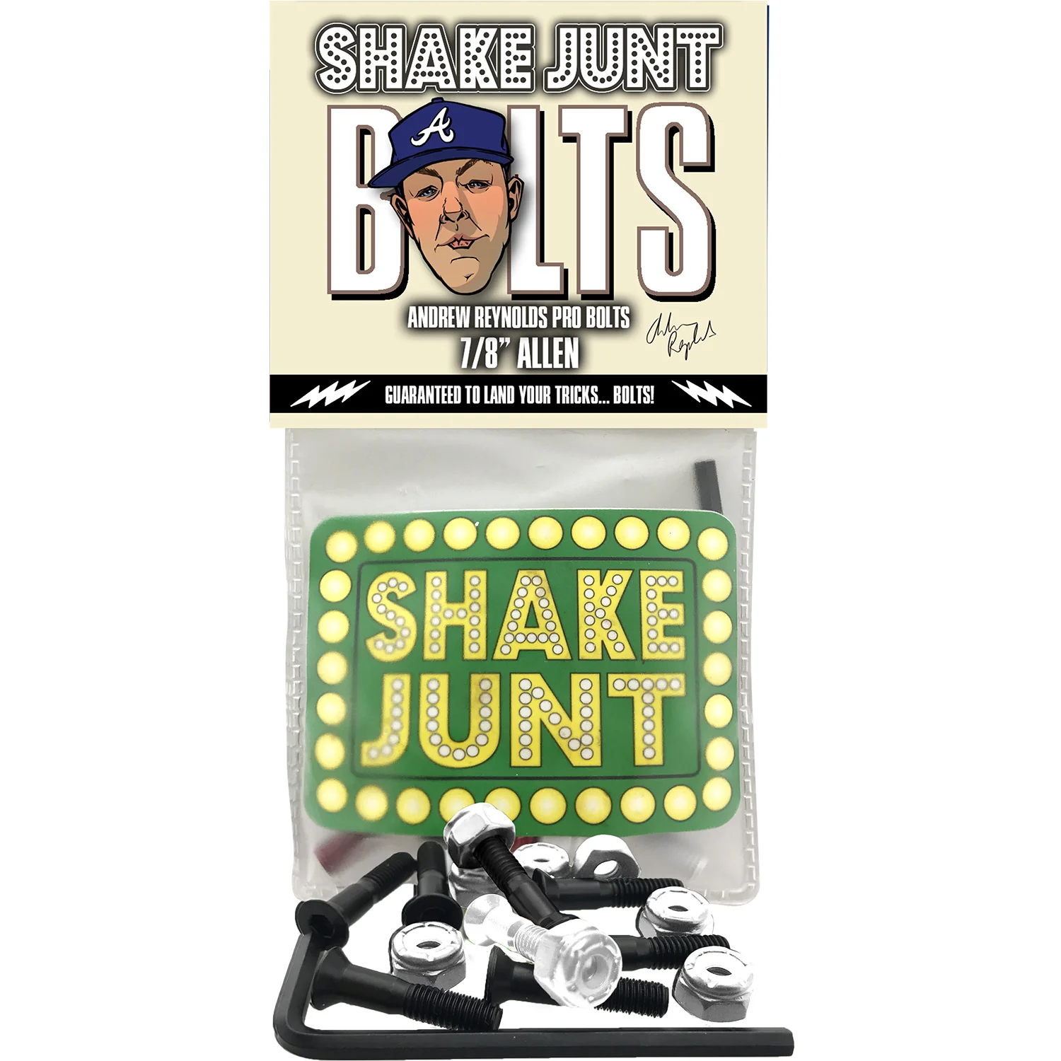 Shake Junt Andrew Reynolds Pro 7/8" Allen - Black/Silver