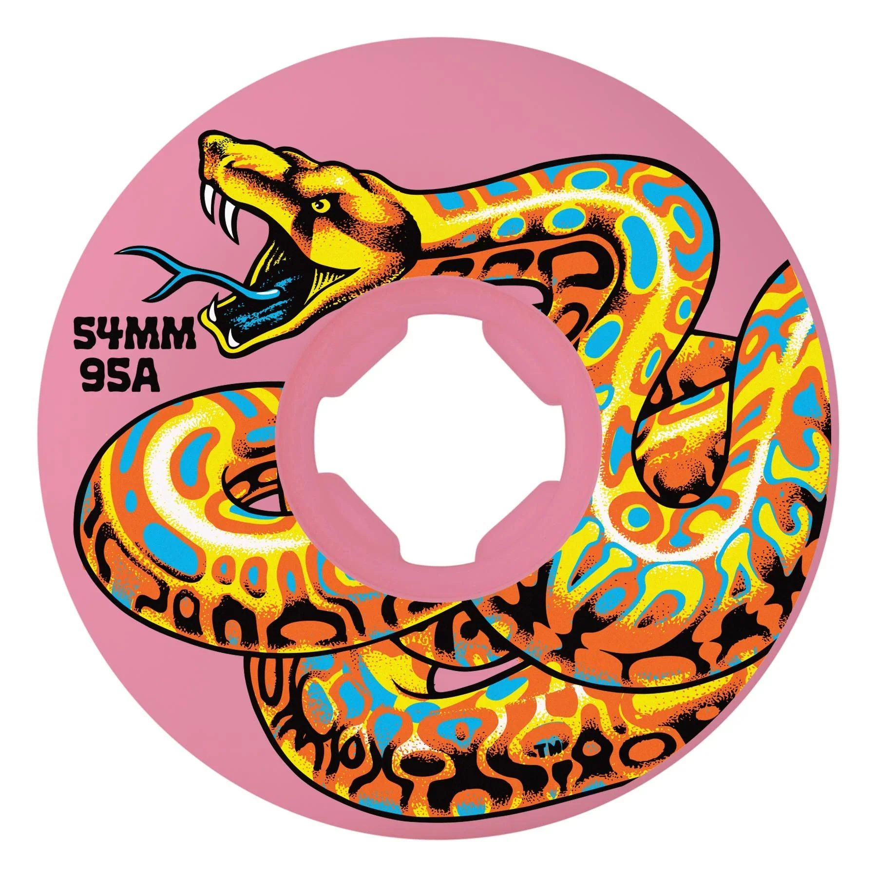 Slime Balls Jeff Kendall Snake Wheels 54mm 95a - Pink (Set of 4)