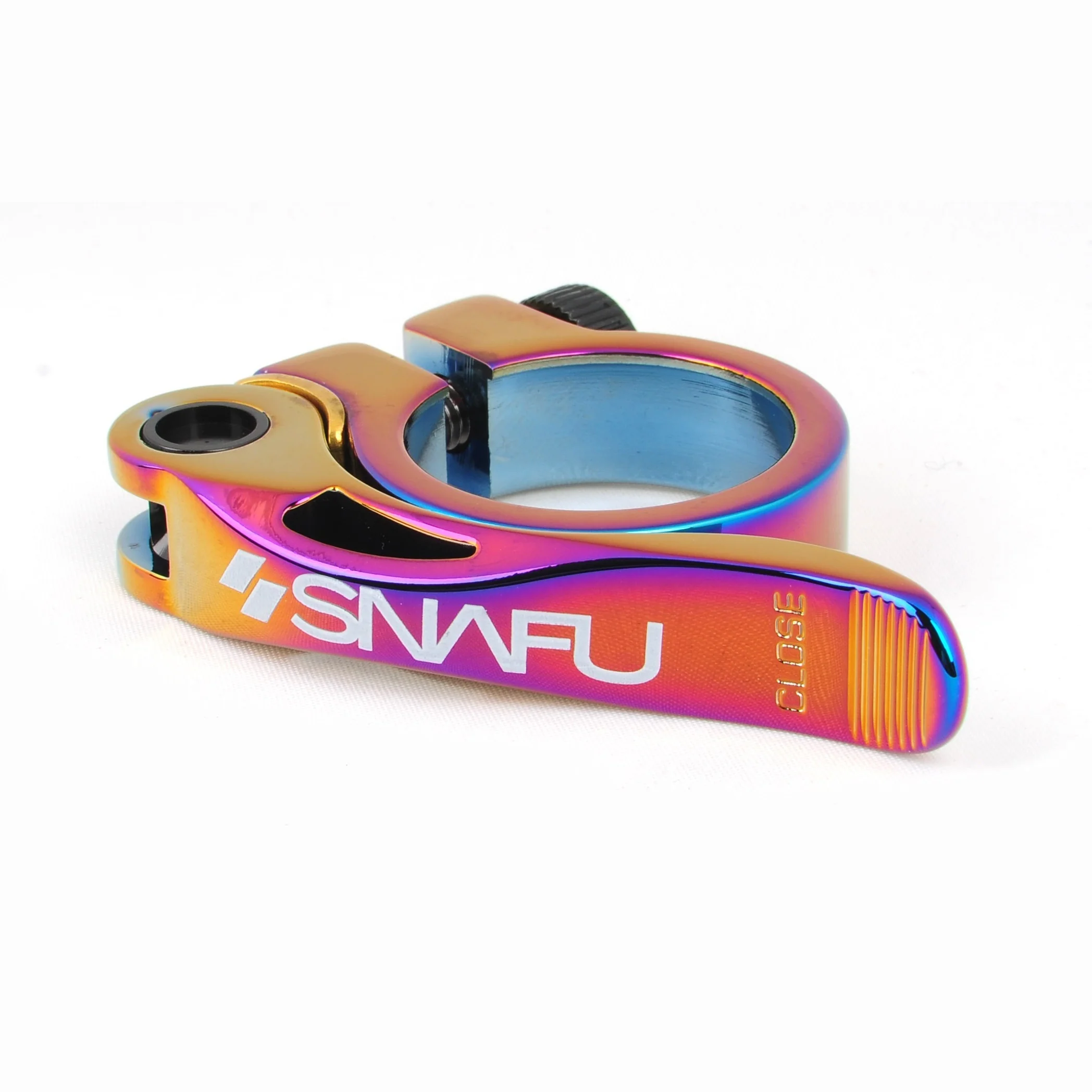 Snafu Cerrito Race Quick Release Seatpost Clamp 31.8mm - Jet Fuel