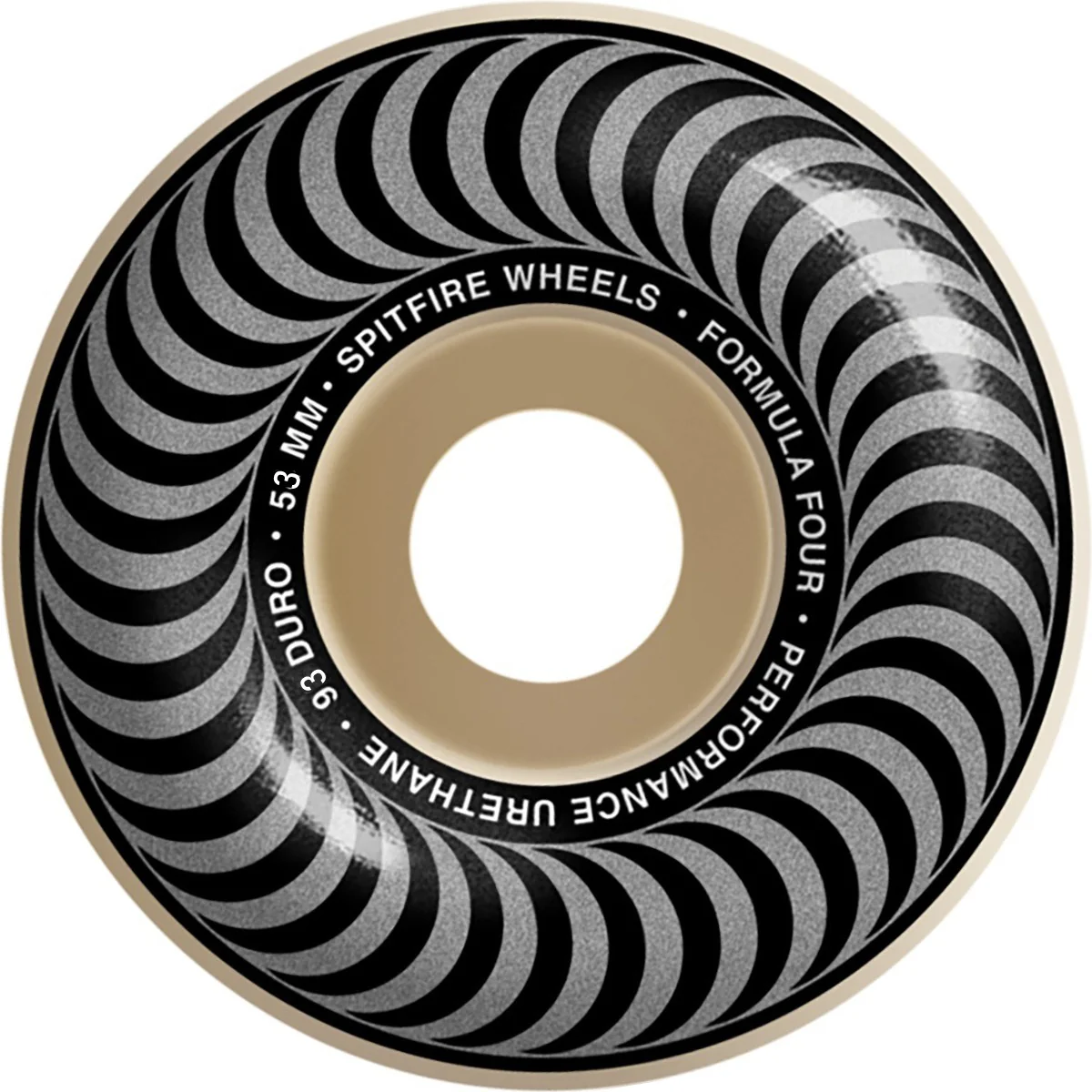 Spitfire Wheels F4 Classic 53mm 93a - Natural (Set of 4)
