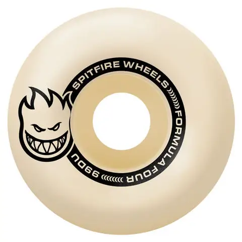 Spitfire Wheels F4 Lil Smokies Tablets 48mm 99a - Natural (Set of 4)