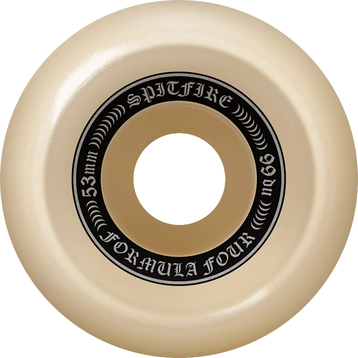 Spitfire Wheels F4 OG Classic 53mm 99a - Natural/Orange (Set of 4) - Image 2