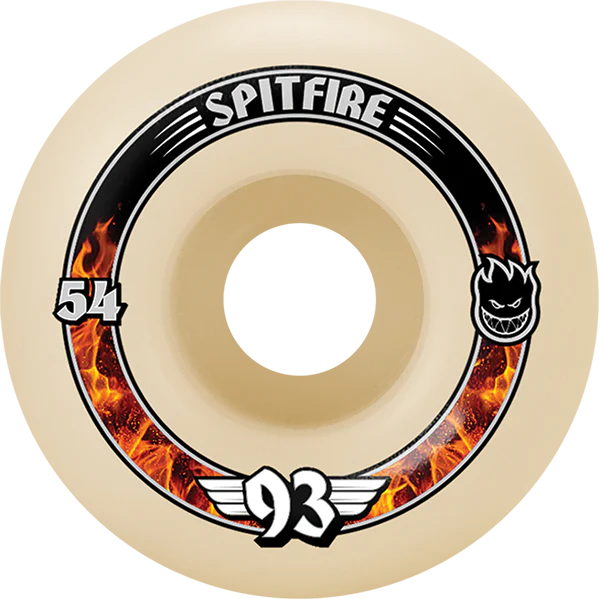 Spitfire Wheels F4 Radial 54mm 93a - Natural (Set of 4)