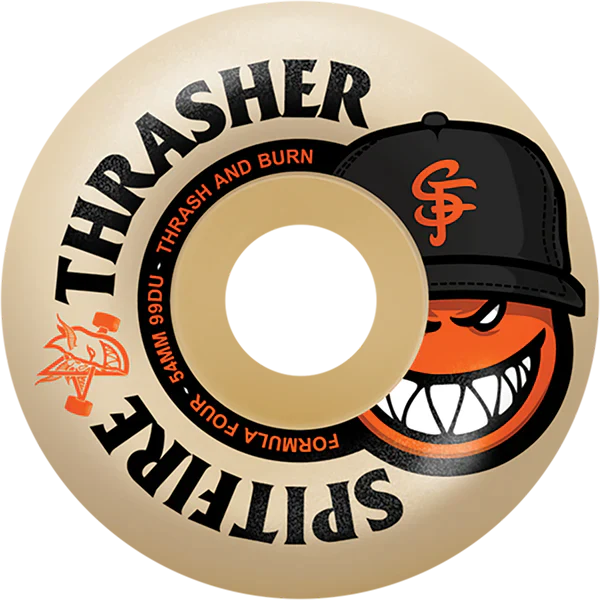 Spitfire Wheels F4 Radial Full Thrasher The City 58mm 99a - Natural (Set of 4)