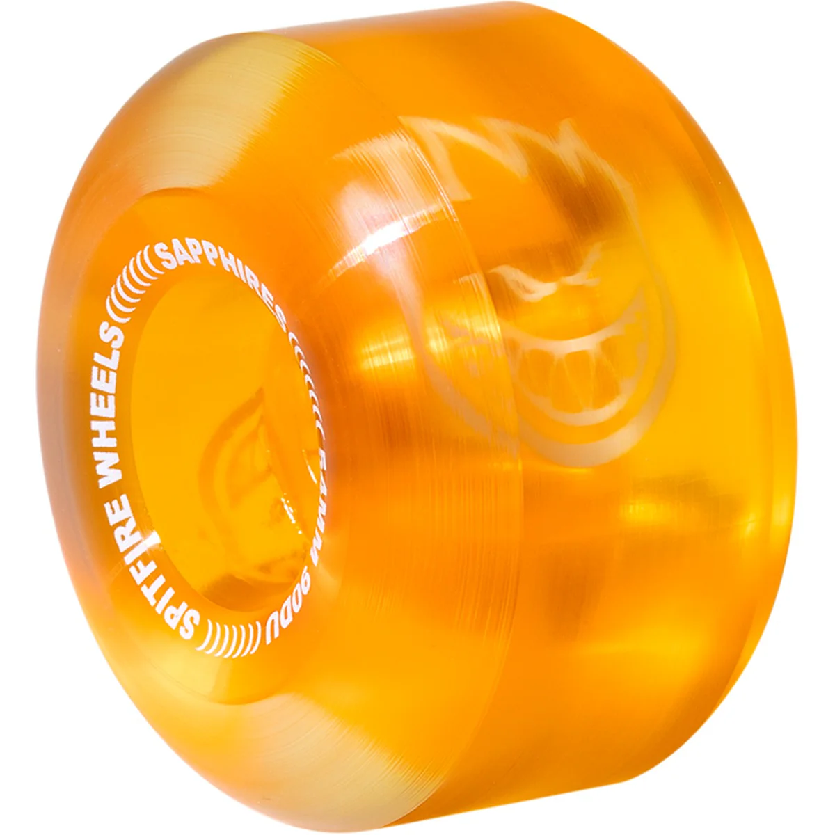 Spitfire Wheels Sapphire Cruiser 54mm 90a - Clear/Orange (Set of 4)