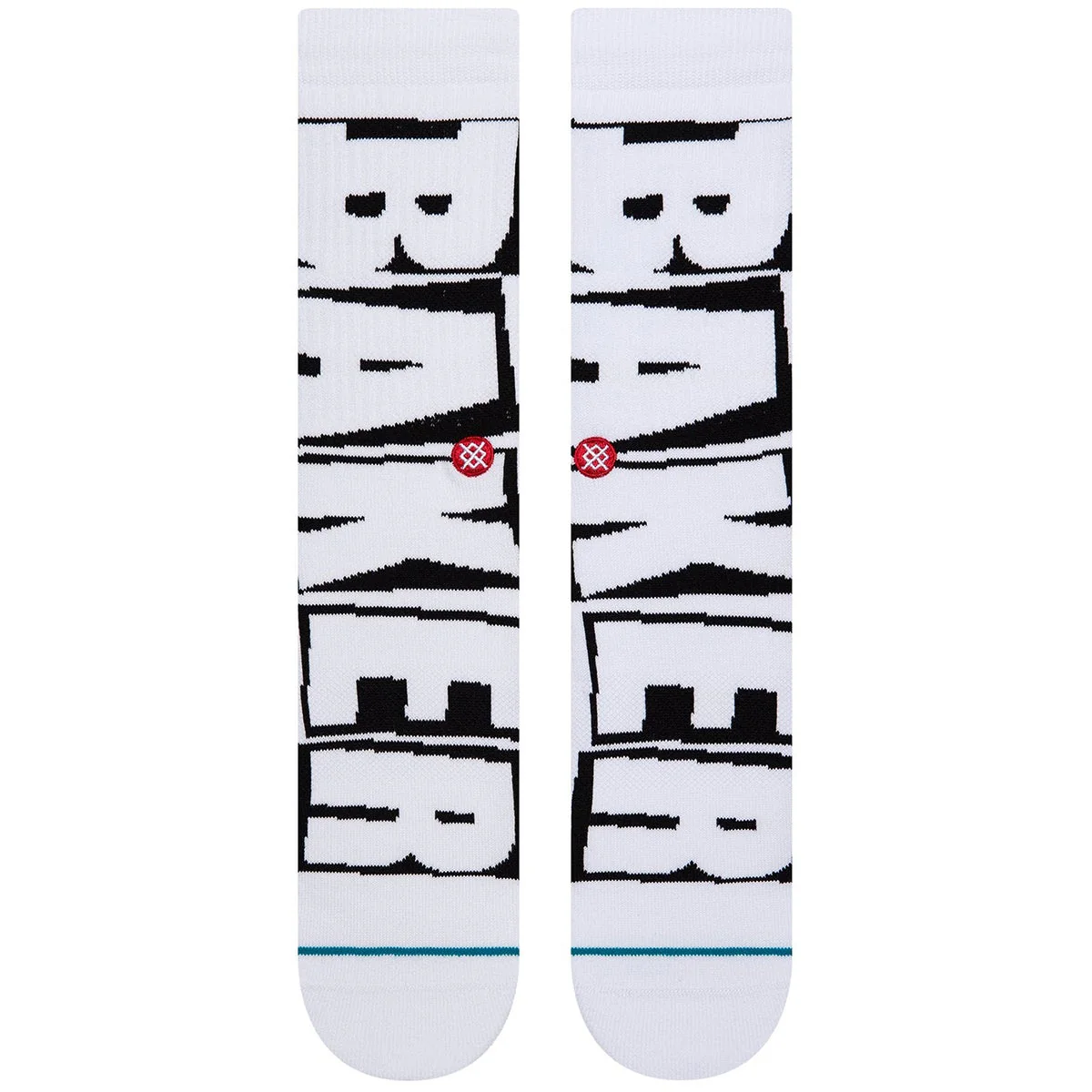 Stance Baker Crew Socks - White - Image 2