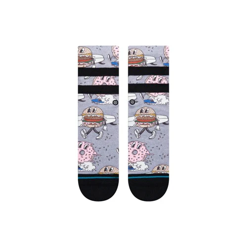 Stance Cruz Kids Crew Socks - Grey - Image 2