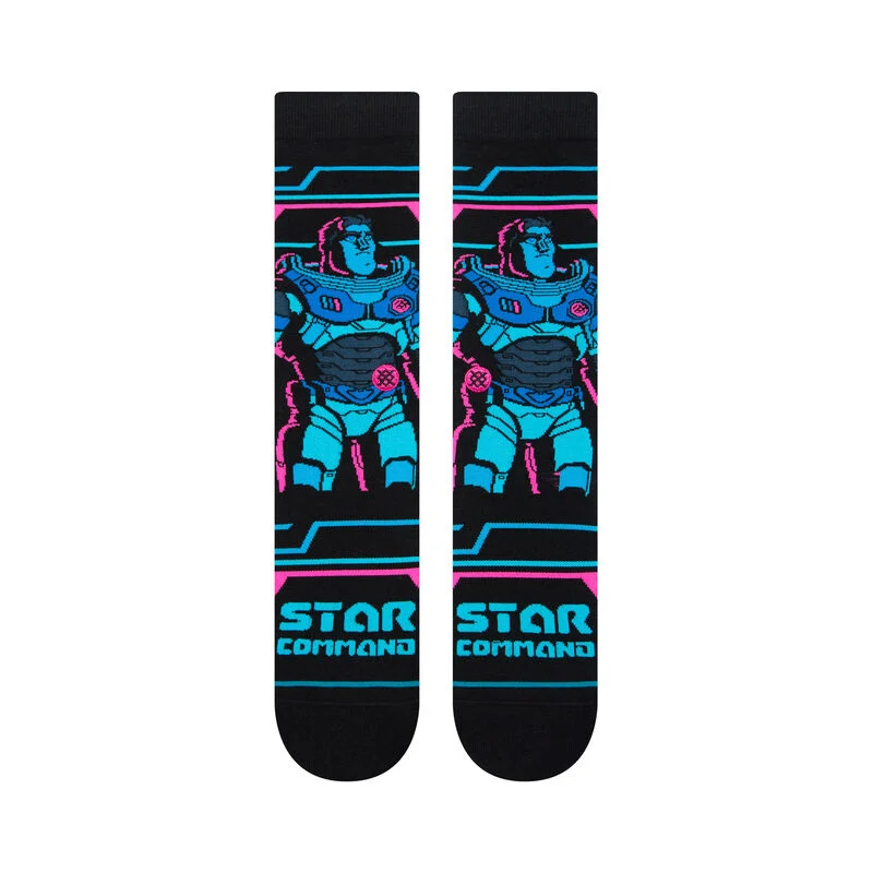 Stance Disney Pixar X Stance Lightyear Crew Socks - Black - Image 2