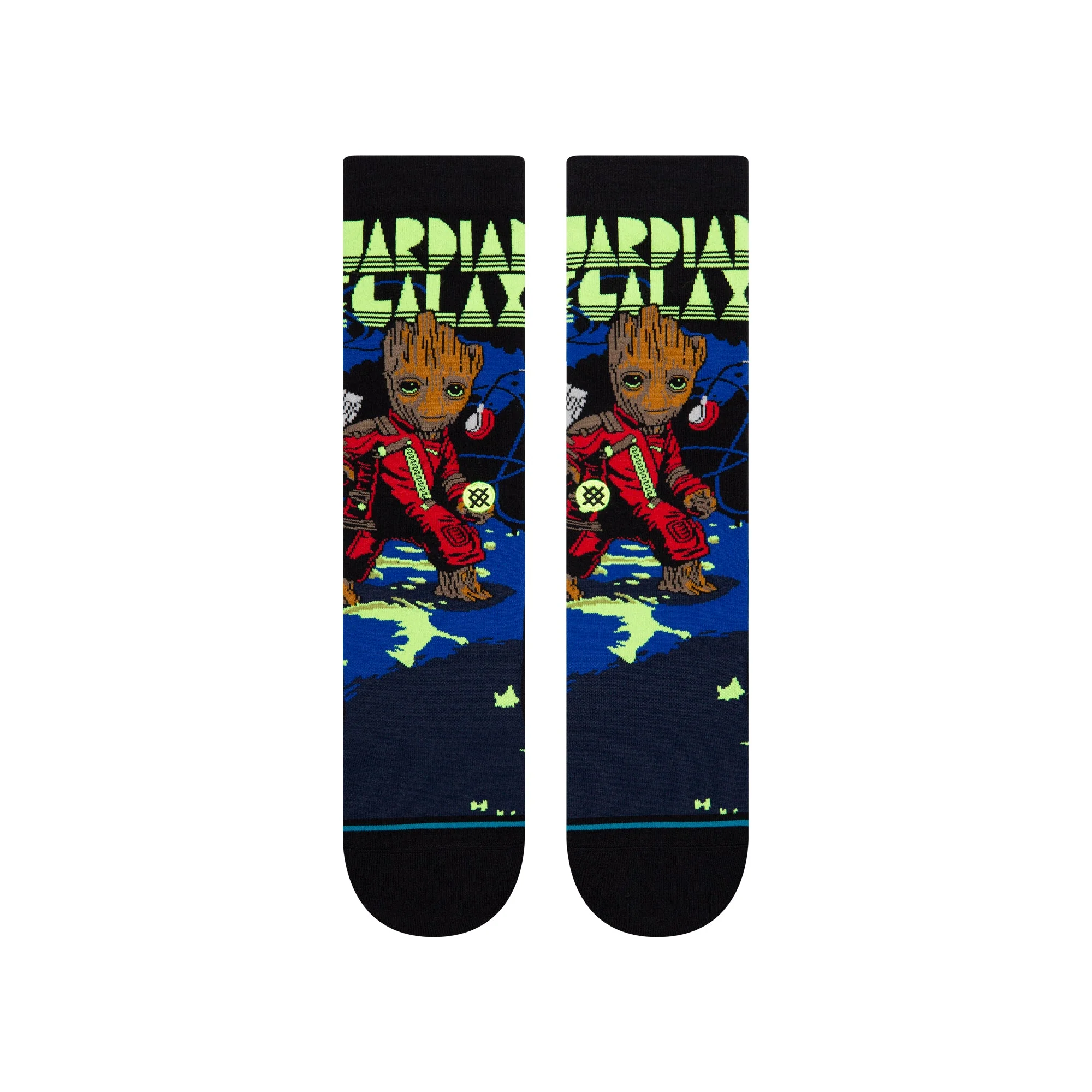 Stance Groot Jams Kids Crew Socks - Black - Image 2