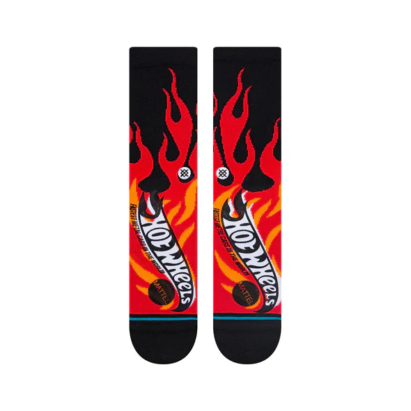 Stance Hot Licks Crew Socks - Black - Image 2