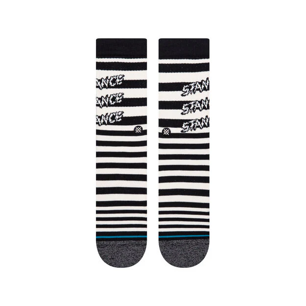 Stance Jail Card Crew Socks - Black - Image 2