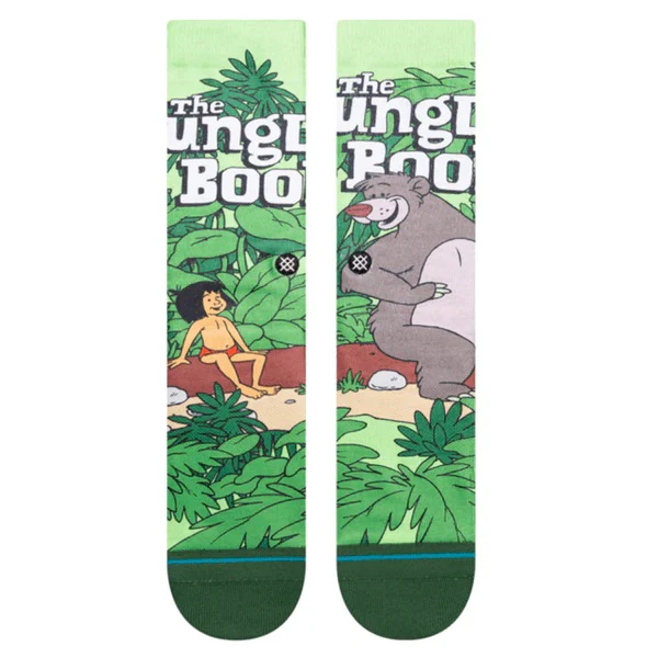 Stance Jungle Book By Travis Crew Socks - Green - Image 2