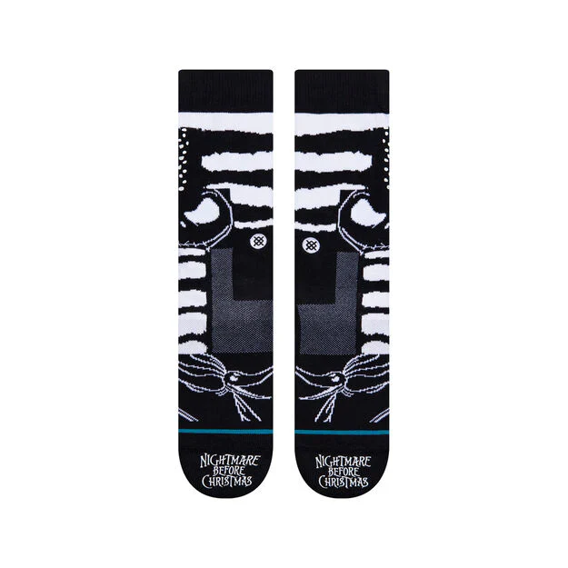 Stance Nightmare Before Christmas Patch Crew Socks - Black - Image 2