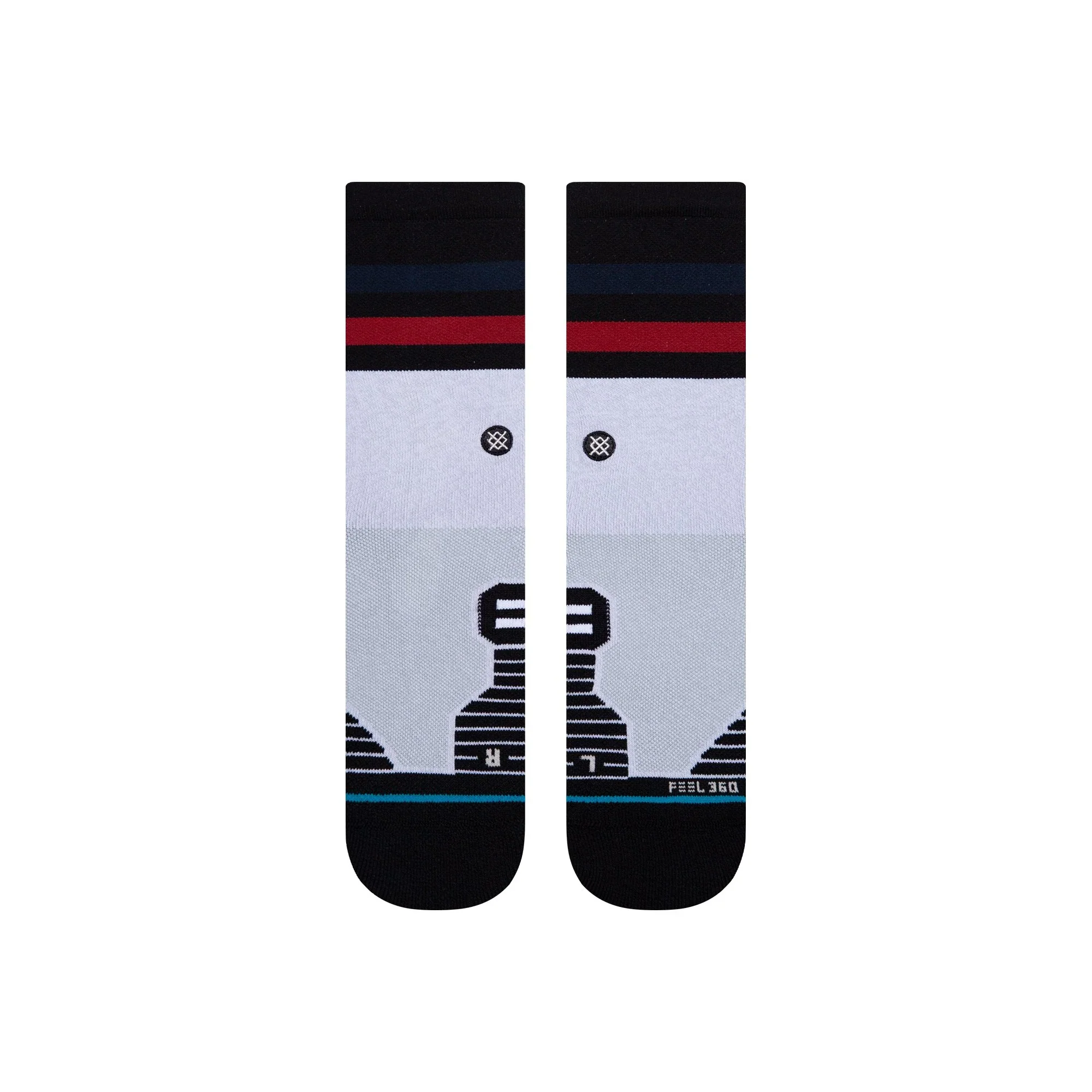 Stance Performance Medal Crew Socks - Grey - Image 2