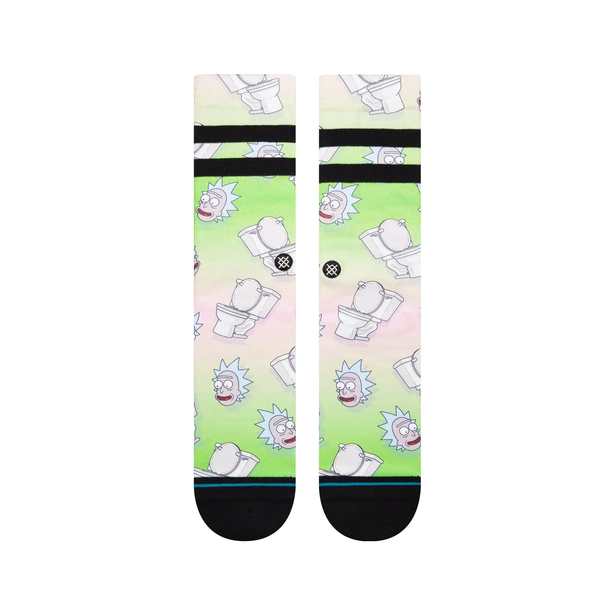 Stance Rick & Morty The Seat Crew Socks - Multi - Image 2
