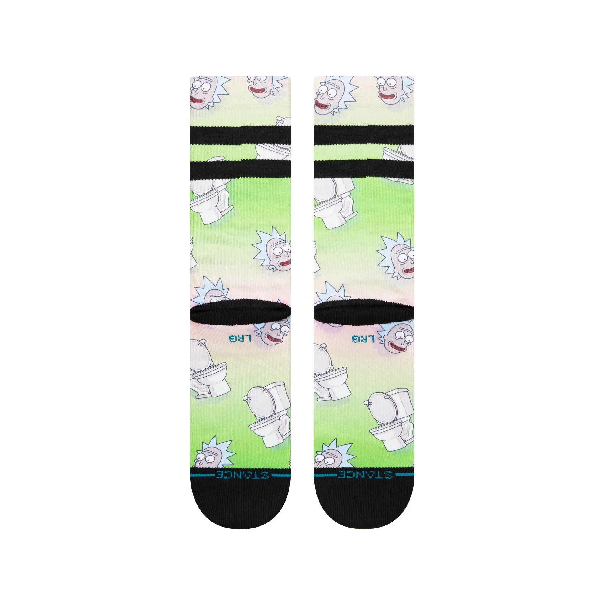 Stance Rick & Morty The Seat Crew Socks - Multi - Image 3