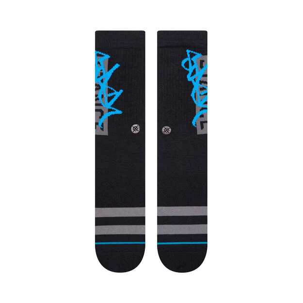 Stance Stash OG Crew Socks - Black - Image 2