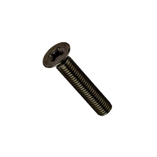 Standard Phillips Bolt 1-1/4" - Black