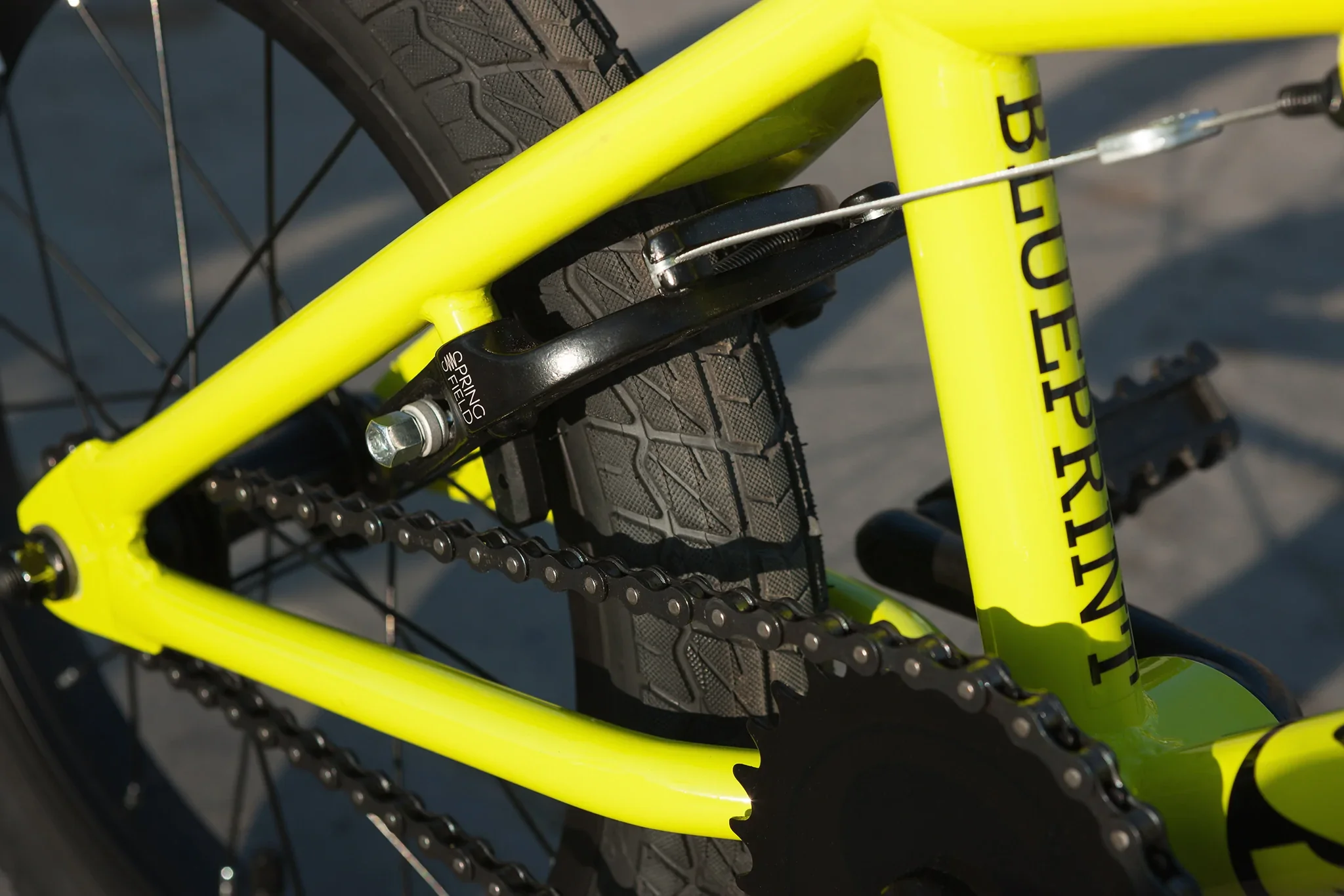 Sunday Blueprint 16″ Complete BMX Bike - Gloss Bright Yellow - Image 8
