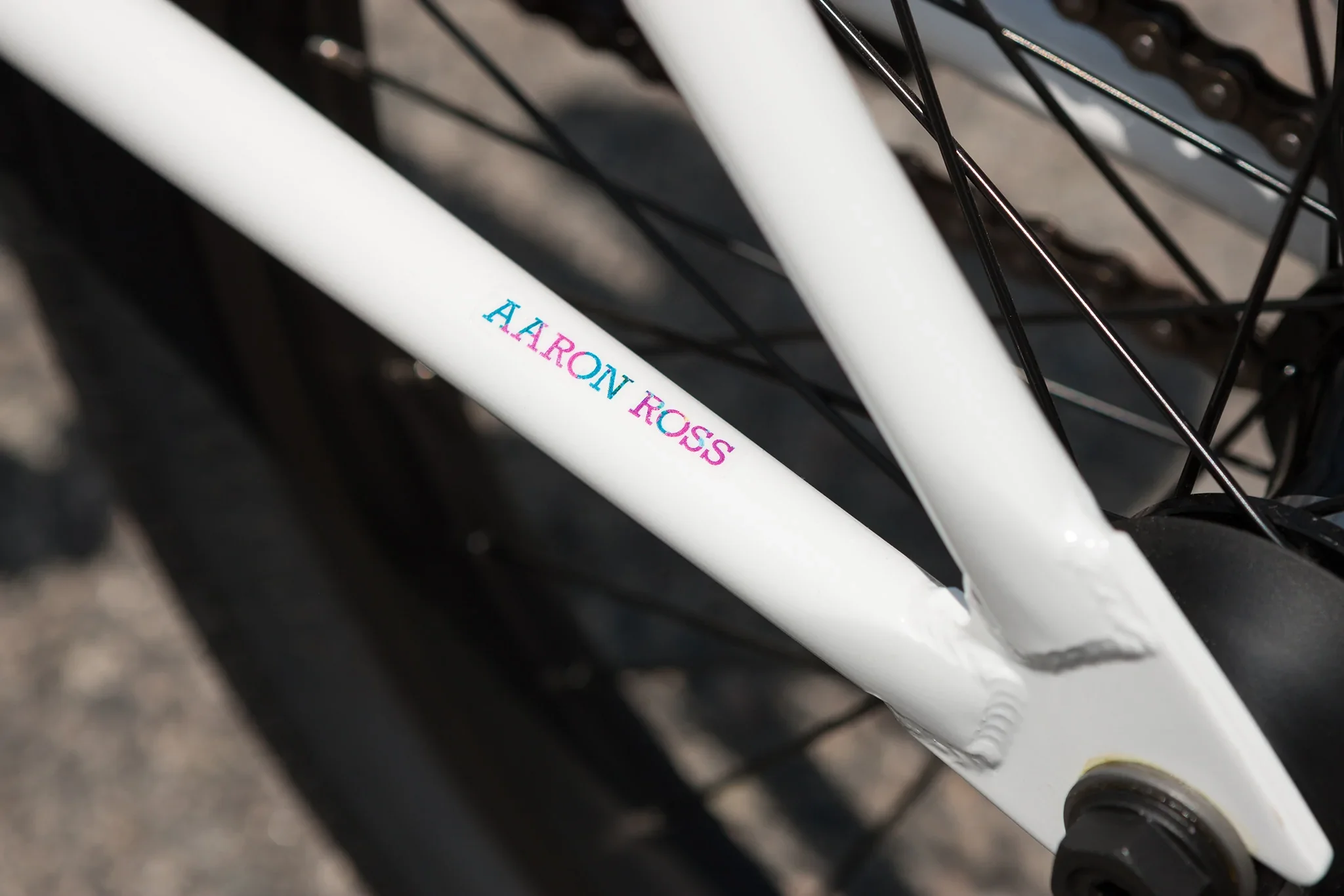 Sunday Forecaster Aaron Ross Signature 20.5″ Complete BMX Bike - Gloss White - Image 11